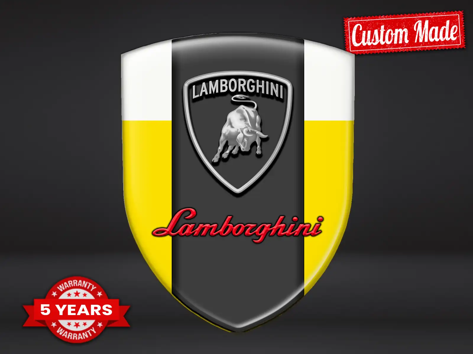 Lamborghini Logotipos Silicona Auto Estilo Estrella Personalizable